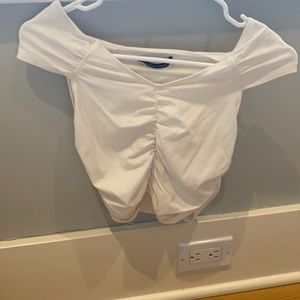 white off the shoulder top